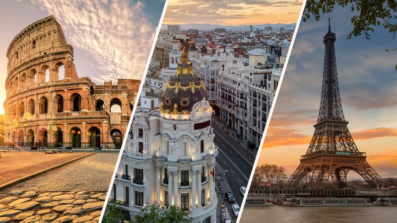 El euro cae ante el dólar: ¿Cuánto cuesta volar a tres destinos ‘clásicos’ de Europa?