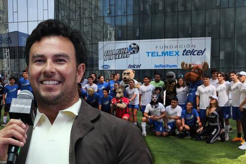 ‘Hat-trick’ de ‘Checo’: Sergio Pérez se echa una ‘cascarita’ previo al Gran Premio de México 2025