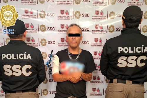 Detienen a ‘El Jalisco’, presunto integrante de ‘Los Bobby’, grupo criminal que opera en Gustavo A. Madero
