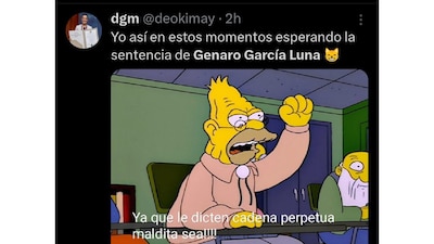 Memes de la sentencia de Genaro García Luna. (Foto: Redes Sociales)
