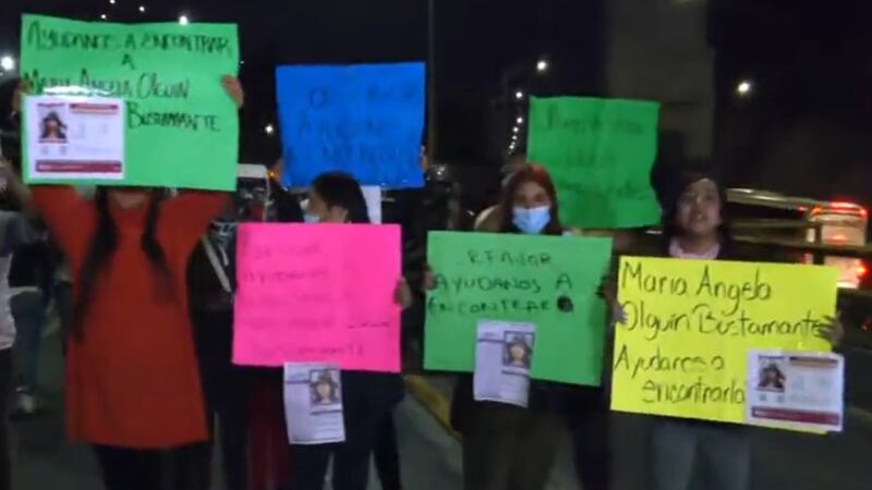 Caso María Ángela: Bloquean la México-Pachuca para exigir la aparición con vida de la joven