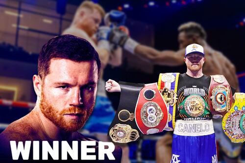 El rey regresó al trono: ‘Canelo’ es (de nuevo) campeón indiscutido en las 168 libras tras vencer a Scull