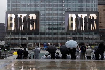 Así luce la ciudad de Seúl previo al concierto de BTS 'The Comabeck Live Arirang'. (Foto: EFE)