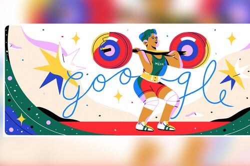 Soraya Jiménez, primer oro olímpico femenil de México, es homenajeada con el doodle de Google