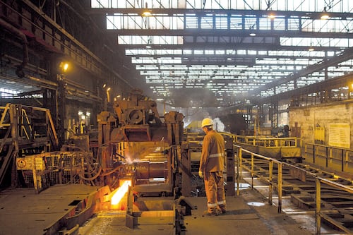 Cae 15% producción de acero en México