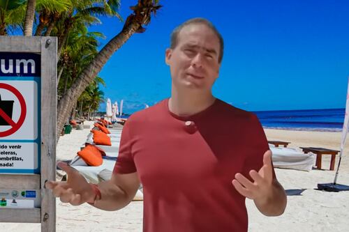 ¿No que eran gratis? Las condiciones que Diego Castañón, alcalde de Tulum, puso en las playas