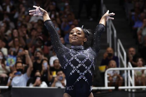 Simone Biles conquista récord de 1933 y su octavo título nacional: ‘Tengo que empezar a creer en mí'