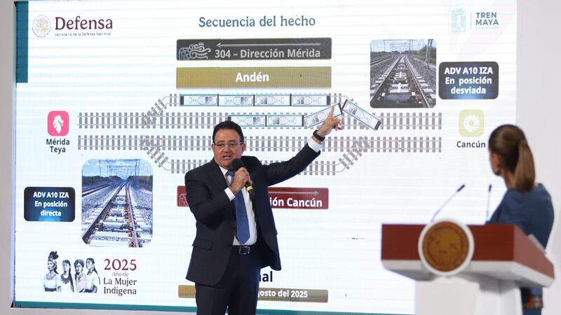 FGR investigará falla en el Tren Maya... pero descartan hackeo y error humano en accidente en Yucatán