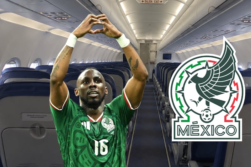 ¡Gracias, Quiñones! Así recibieron los pasajeros de un avión al goleador de México en el Mundial 2026