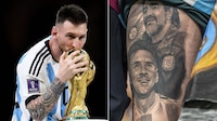 ‘Tatuajes de tus goles llevo’: Messi y la fiebre de tatuajes en aficionados argentinos