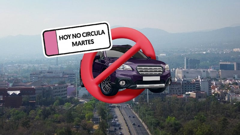 Así aplica el Hoy No Circula este martes 22
