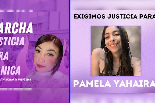 ‘Ni una más’: Piden justicia para Mónica Briseth y Pamela Yahaira, víctimas de feminicidio en Nuevo León