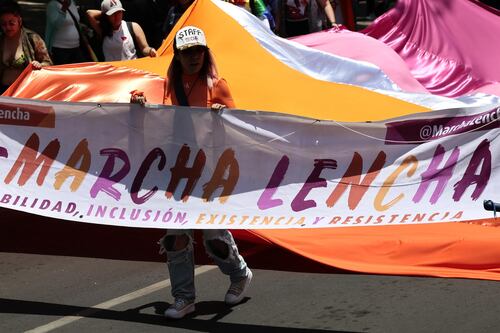 Marcha Lencha: Así se vive la manifestación de mujeres y personas de la diversidad LBTQ+