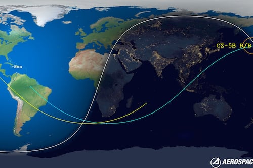 Cohete de China ‘hace regadero’ sobre Océano Índico; ¿restos ‘tocarán’ México?