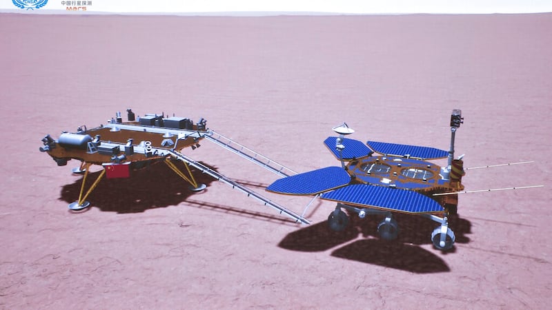 Explorador chino tendrá 90 días para buscar vida en Marte