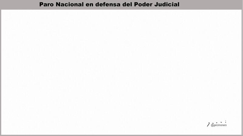 Paro nacional en defensa del Poder Judicial