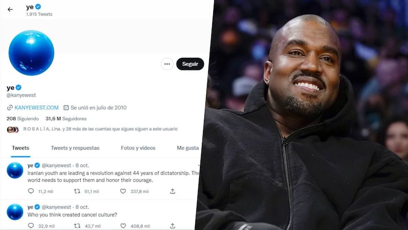 Kanye West (Ye) recupera su cuenta de Twitter después de que Elon Musk toma el control