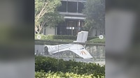 Revelan por qué un avión se estrelló en el edificio más alto de China: Iba a chocar con otra aeronave