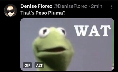 Las personas se mostraron sorprendidos por el nuevo look de Peso Pluma. (Captura: Redes sociales)