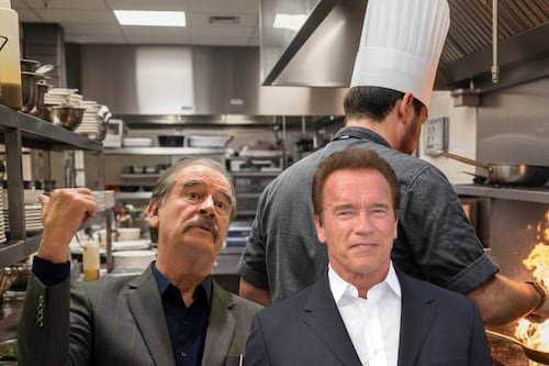 ‘Me dijo ‘I’ll be back’: La vez que el chef de Vicente Fox cocinó para Arnold Schwarzenegger