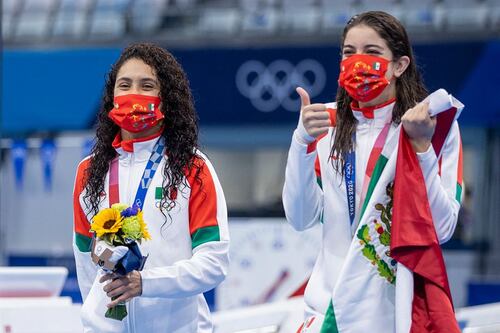 ¿Hicieron mal? Critican en redes a las clavadistas Ale Orozco y Gaby Agúndez por ‘festejar’ error de sus rivales