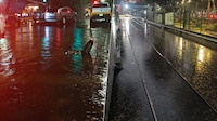 Lluvias ‘colapsan’ alrededores del Estadio ‘Azteca’ antes del México vs. Ecuador; Tren Ligero se inunda