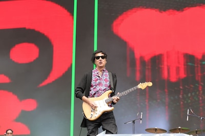 Felipe Staiti estuvo en el concierto de Los Enanitos Verdes en el Vive Latino 2026. (Foto: Cuartoscuro)
