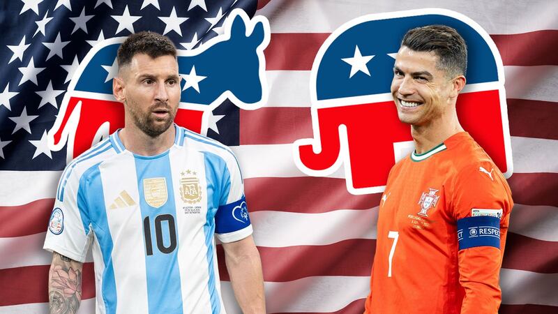 Discusión del GOAT llega a EU: Demócratas responden a encuentro Trump-CR7 con video de Messi