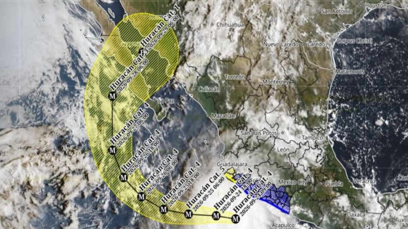 Huracán ‘Polo’ golpeará 2 veces a México: ¿Cuándo tocará tierra en BCS y Sonora? Esta será su trayectoria