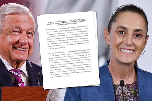 Sheinbaum defiende carta de AMLO... y critica la ‘derecha’ en EU: ‘Quiere usar a México para su elección’