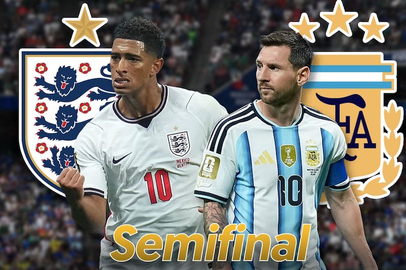 Argentina vs. Inglaterra EN VIVO HOY: ¿A qué hora y dónde ver la segunda semifinal del Mundial 2026?