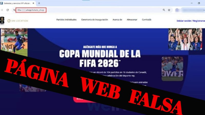Detectan 5 sitios falsos que suplantan a FIFA para vender boletos y mercancía del Mundial 2026