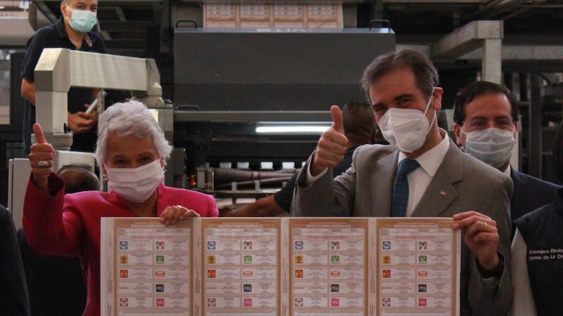 ‘El árbitro es neutral o no es árbitro’: Sánchez Cordero en el inicio de impresión de las boletas electorales