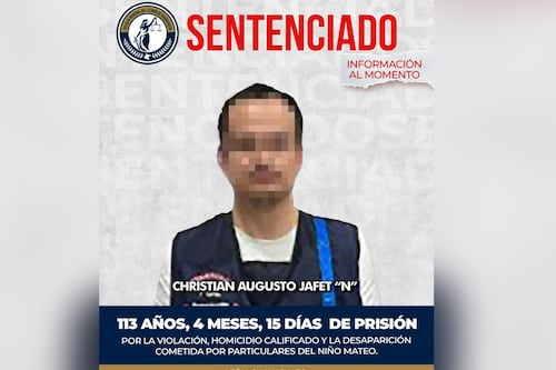 Justicia para Mateo: Condenan a 113 años de prisión a médico que lo desapareció y mató en Guanajuato