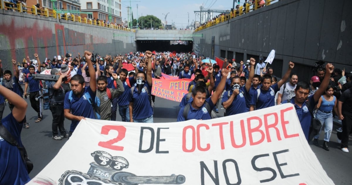 ‘2 de octubre no se olvida’: ¿A qué hora inician las marchas en CDMX y qué calles serán bloqueadas HOY? - El Financiero