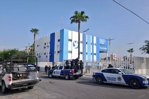 Protestan policías en Reynosa por malas condiciones laborales