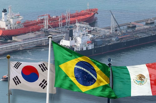 Corea del Sur recurre a México y Brasil por petróleo: Pide apoyo para garantizar suministro a sus empresas