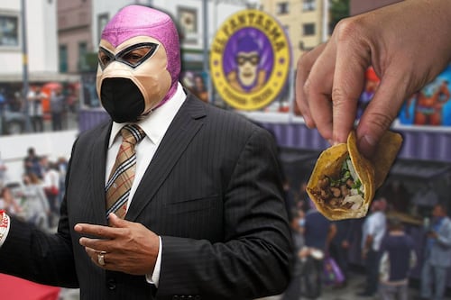 Con tortillas hechas a mano y arroz: Así es Teppan Tacos, taquería del luchador ‘El Fantasma’