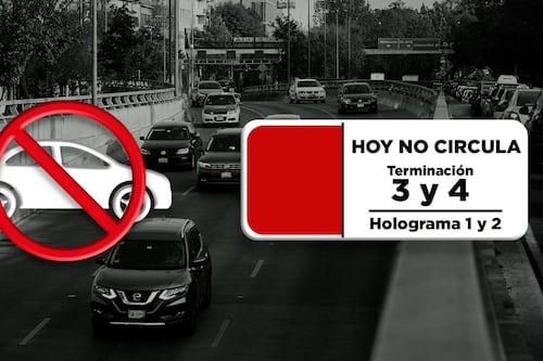 ¿Cómo opera el Hoy No Circula del 25 de febrero en CDMX y Edomex?