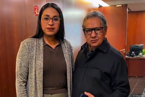 Higinio Martínez recibe en el Senado a la alcaldesa de Tenancingo, investigada por fingir su secuestro