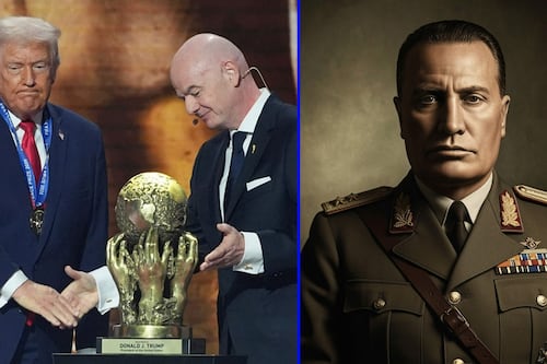 Pura gente fina: De Mussolini a Trump, cuando la política mancha la pelota en los mundiales