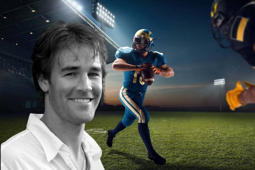 ‘Quería ser deportista’: La breve ‘carrera’ de James Van Der Beek en futbol americano; accidente frenó sueño