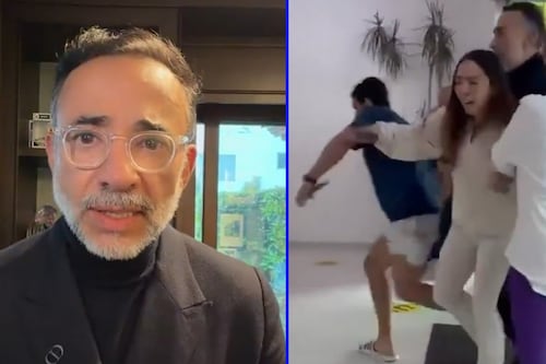 Alcalde de Metepec irrumpe en club con escoltas armados y golpea a un civil: ‘Acudía a un llamado de ayuda’