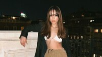 Danna Paola: Así lució con Kim Kardashian y Sarah Jessica Parker en la Semana de la Moda