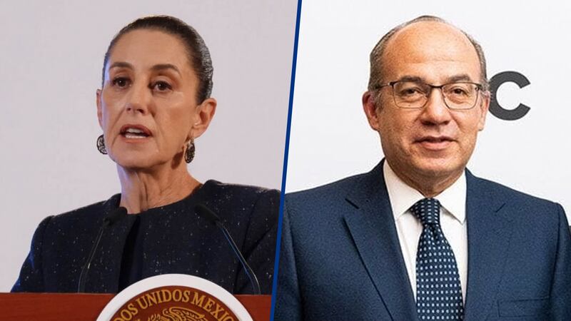 Sheinbaum critica a Calderón por sus obras: ‘Hizo media barda de una refinería y hospitales sin acabados’