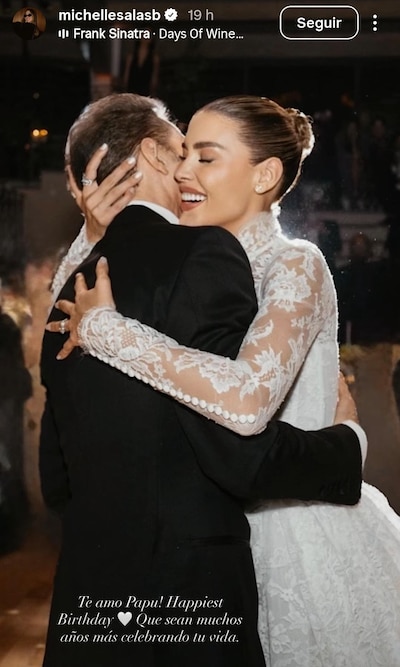 Michelle Salas compartió una foto inédita junto a Luis Miguel. (Foto: Captura)