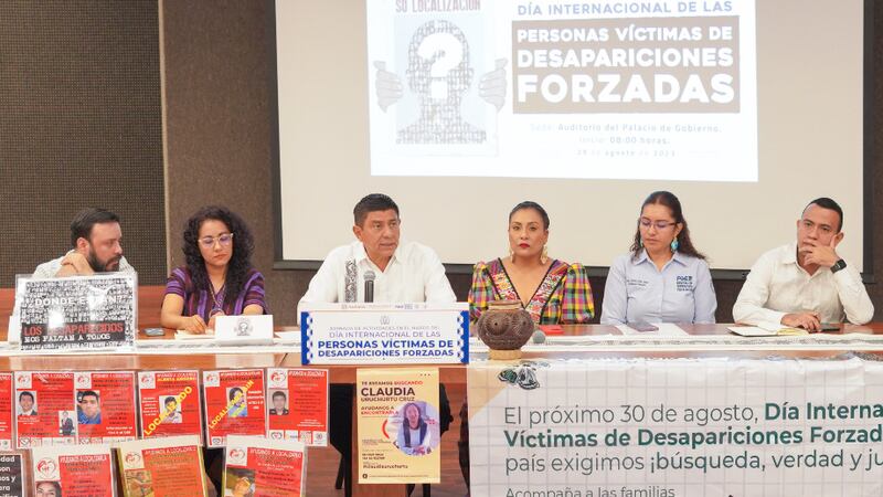 Anuncia Gobernador Salomón Jara Cruz reconstrucción del Sistema Estatal de Búsqueda en Oaxaca