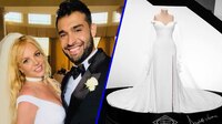 A detalle: el vestido Versace que Britney Spears usó en su boda con Sam Asghari