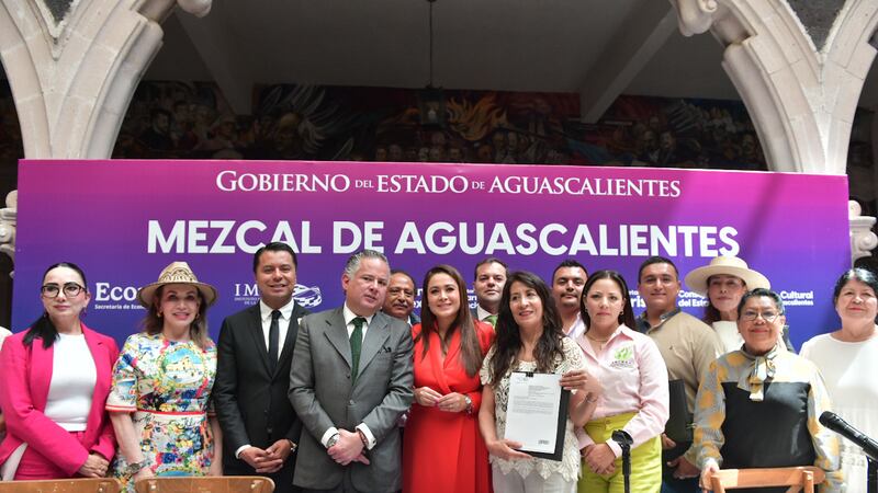 Aguascalientes obtiene denominación de origen mezcal, anuncia Tere Jiménez