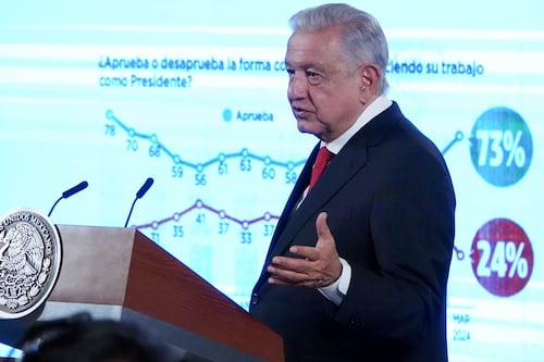 Encuesta EF: Aprobación a AMLO sube a 58% a 2 meses de elecciones 2024